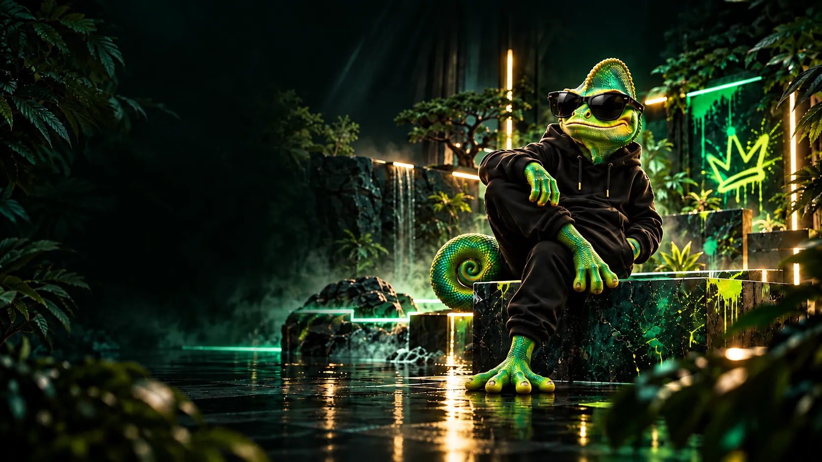 HHC-STORE Chameleon Mascot Artwork